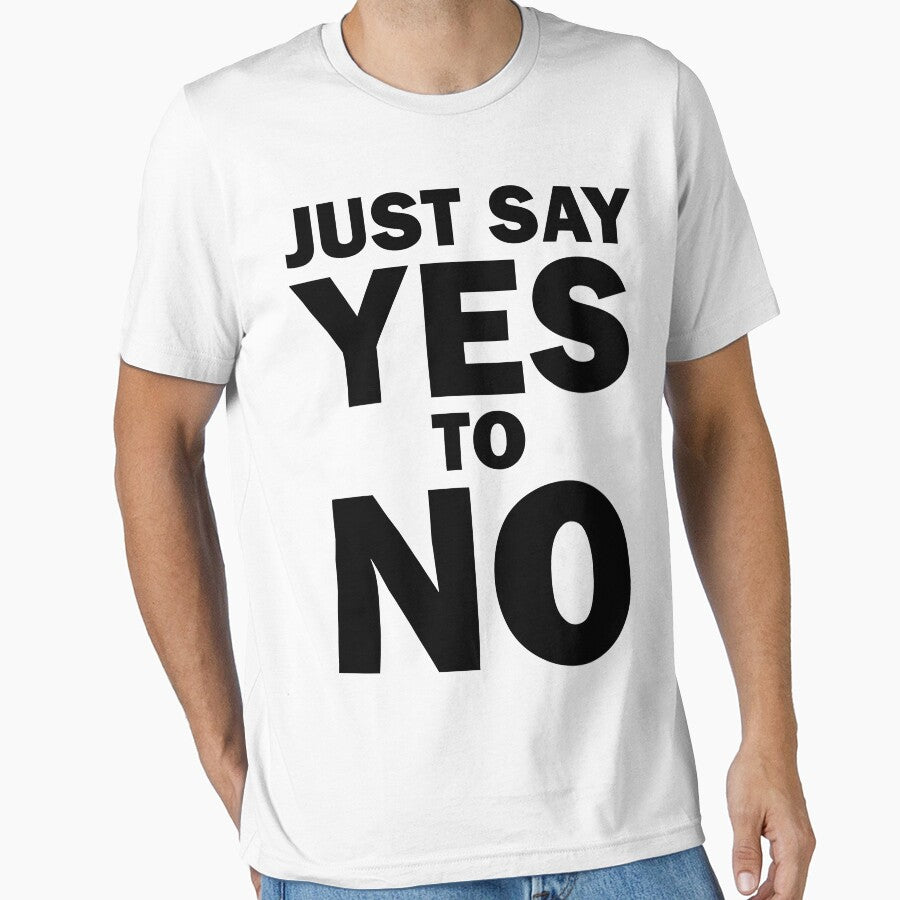 Just Say Yes to No! (black) by suranyami