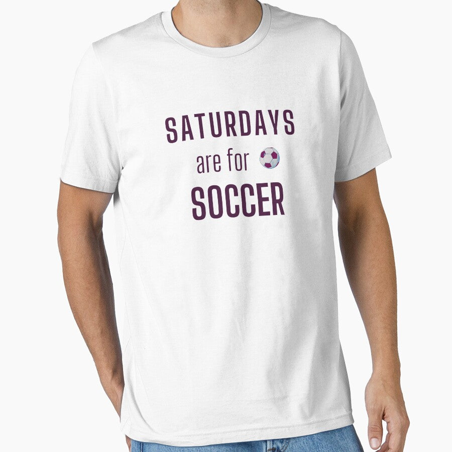 Saturdays Are For Soccer - Dark Burgundy by ryanwfraser
