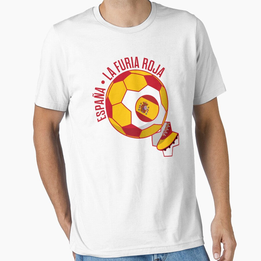La Furia Roja - Espana - Spanish Flag Soccer / Football Fan Spain by ClickForMore