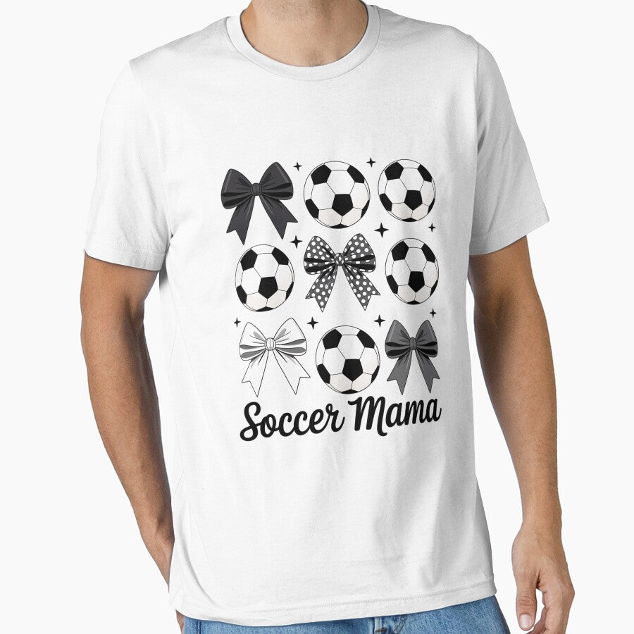 Soccer Mama Shirt Coquette Bow Soccer Mom by repconomArt