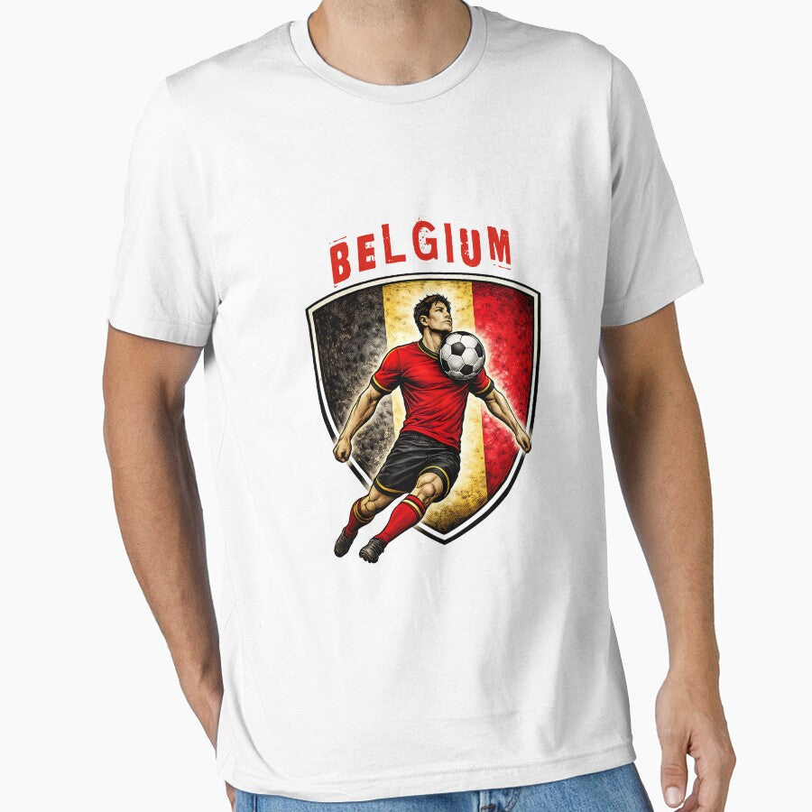 Belgium - 2026 Futbol Retro Style by Tee Nook