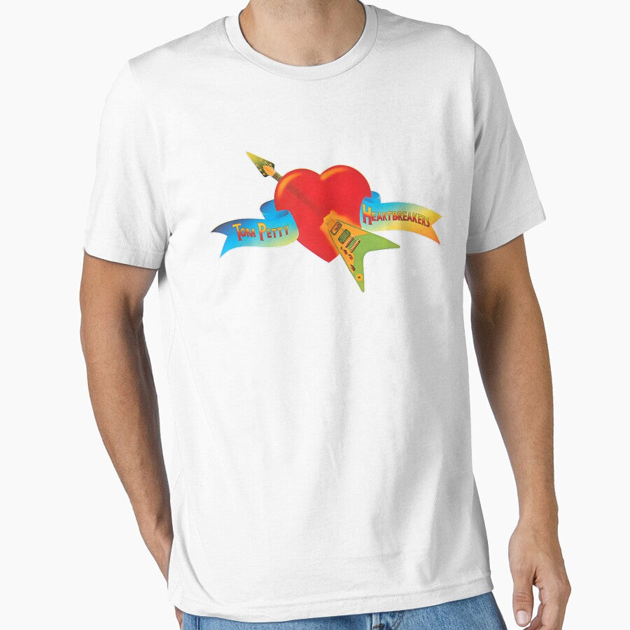 Toms Petty and The Heartbreakers Guitar Retros Logo Funny by MandiGifford