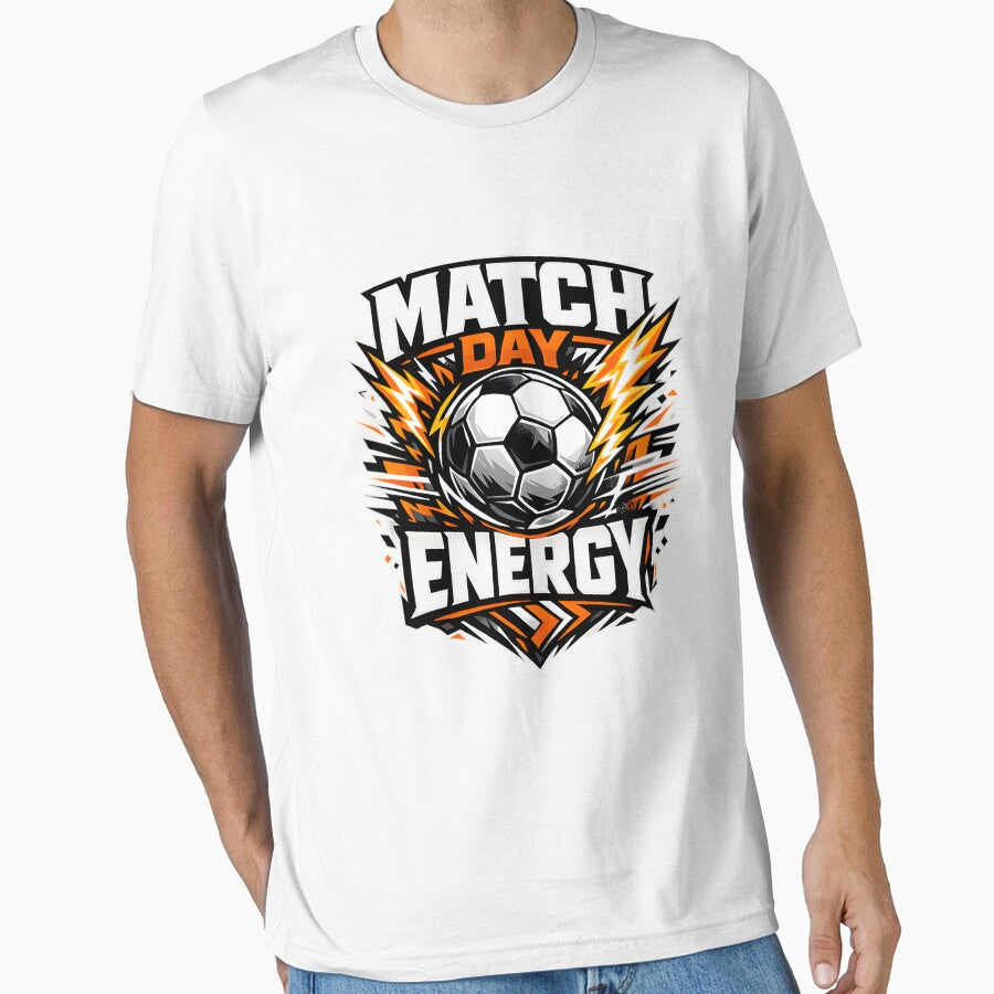 Match Day Energy Soccer Player Game Day Shirt by DREAMBURN™