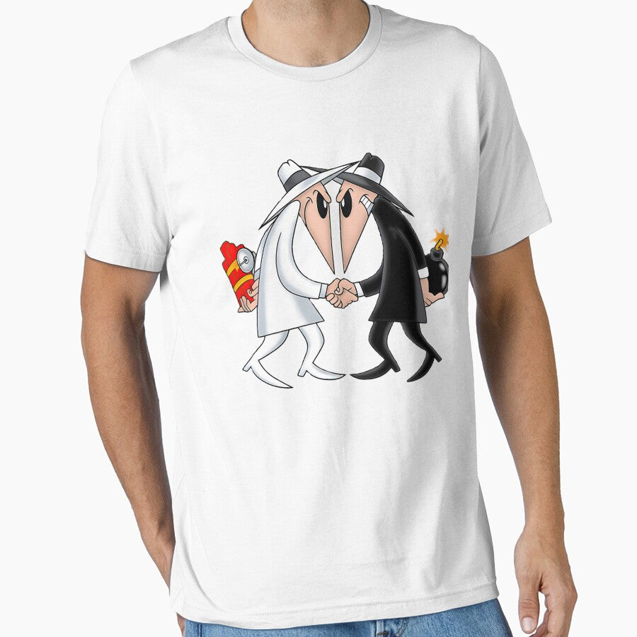 Retro Cartoon Spy Rivals Â€“ Classic 80S Game Inspired Artwork by ShopPointLessM
