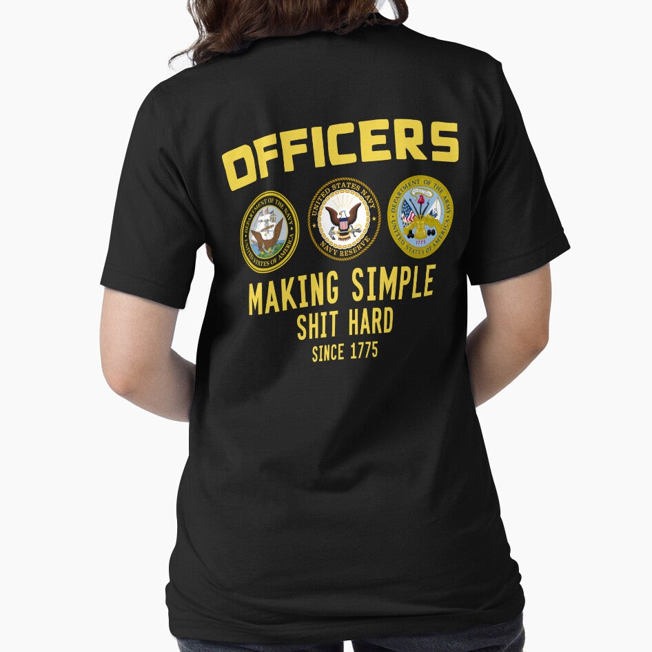 Officers Making Simple Hard Work Since 1775 by UArtWorld