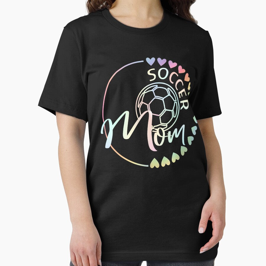 Pastel Tie Dye Soccer Mom Heart Circle by LashondaGreen89