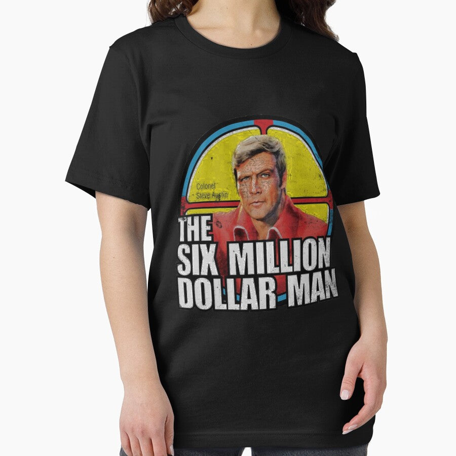 Vintage Retro Six Million Dollar Man by JustynCorkery