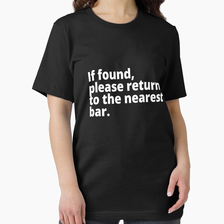 If found, please return to the nearest bar. by WittyChest