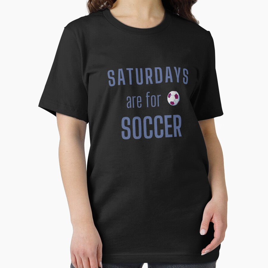 Saturdays Are For Soccer - Blue Gray by ryanwfraser