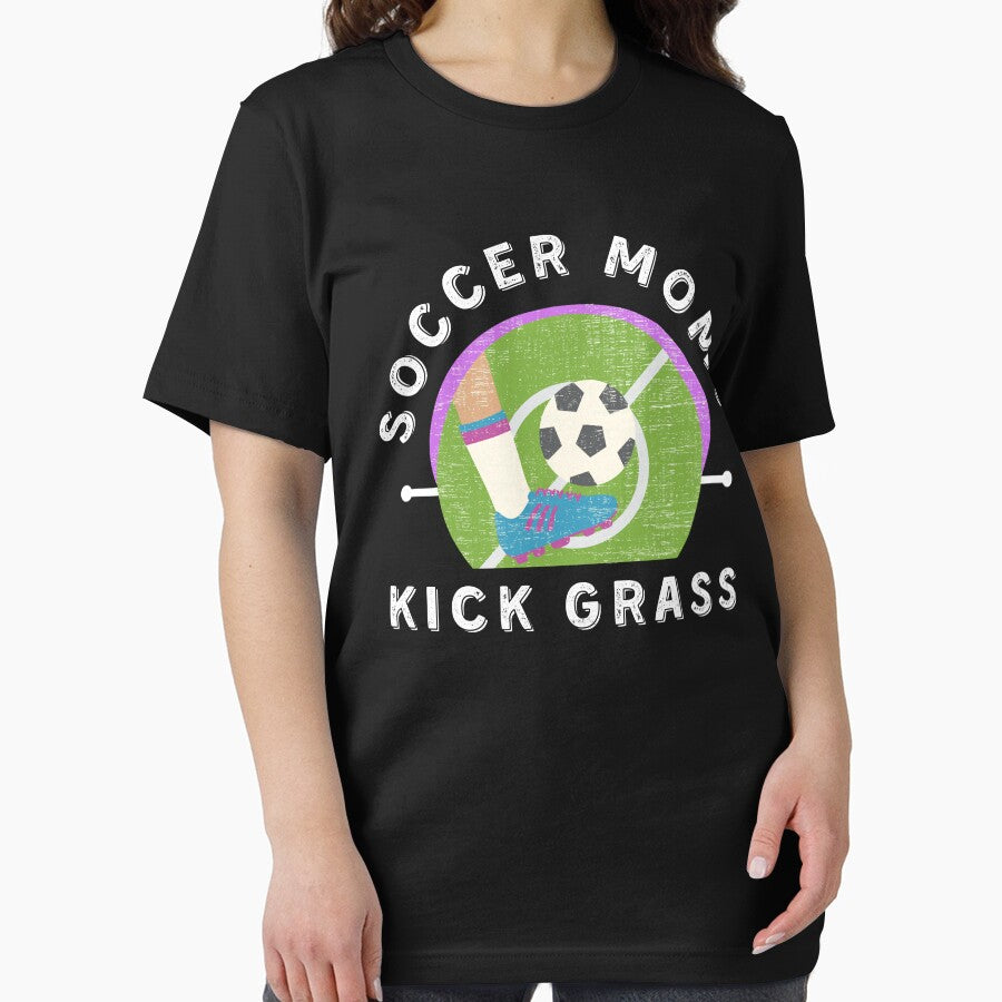 Funny Soccer Mom/Soccer Moms Kick Grass by Designs By YL
