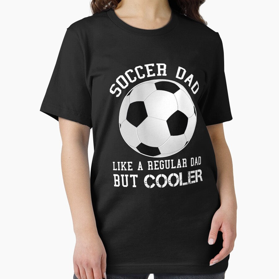Soccer Dad Like A Regular Dad But Cooler Soccer Fan Gift by SharpThreadZ