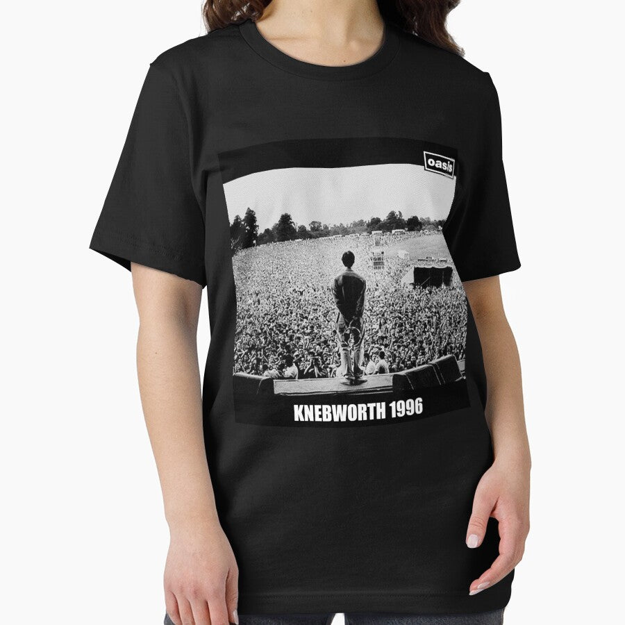 Knebworth 1996 Concert O A S I S Black And White by kelmon h
