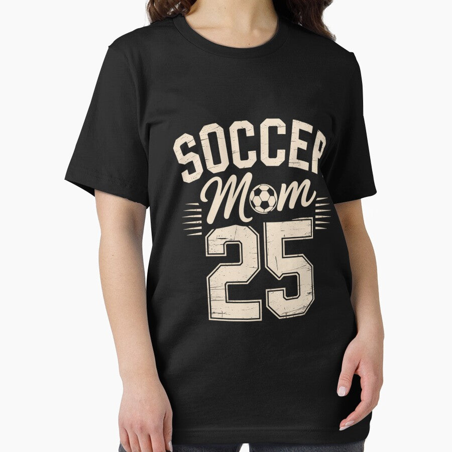 Womens Soccer Mom Jersey Number 25 Favorite Player #25 Team by THagBlue