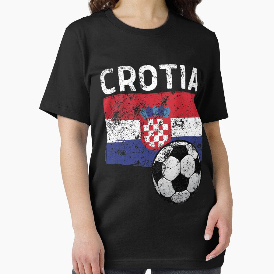 Croatia Flag Football Croatian Soccer Player Coach Gift by Easyas