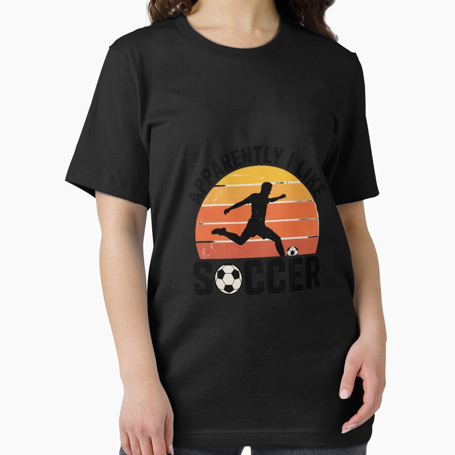 Apparently I Like Soccer Season Funny Game Day Mom Dad Fan by LinlinsDemons