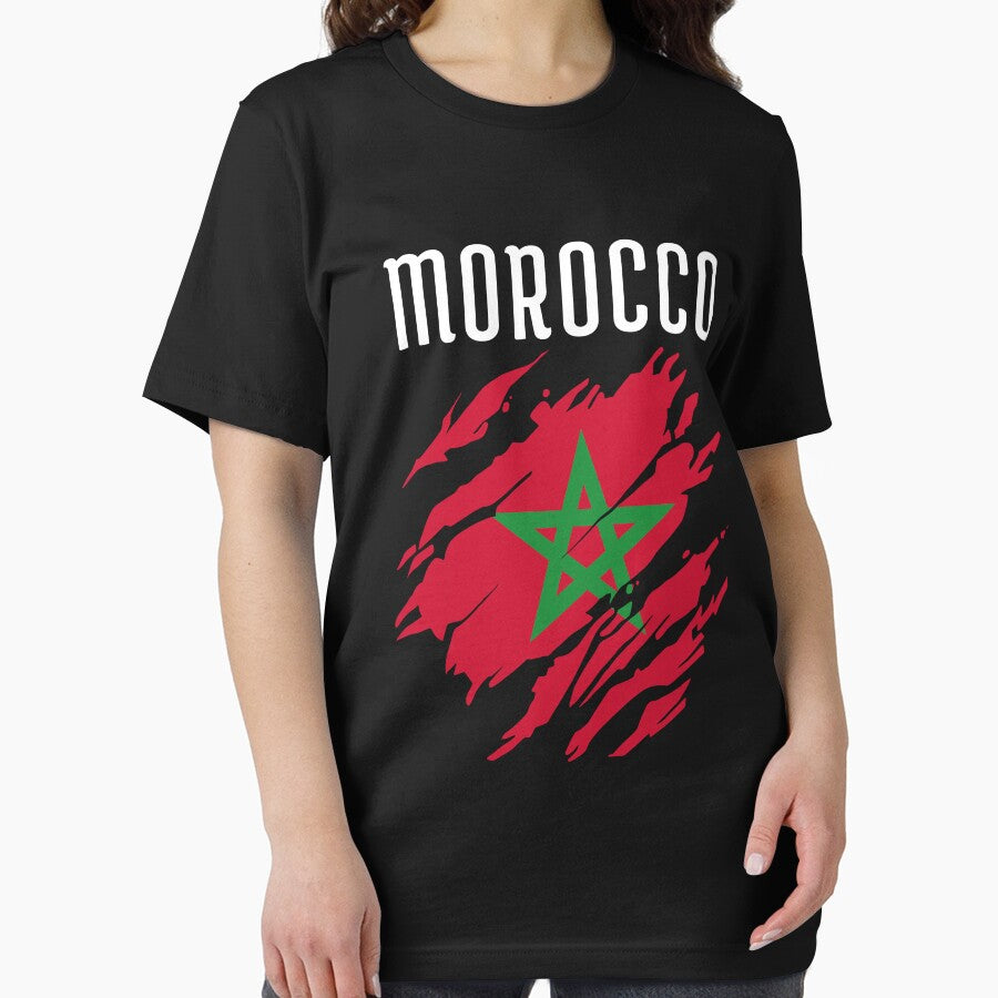 Moroccan Flag Gift Soccer Team Jersey For Morocco Fans by ollalla
