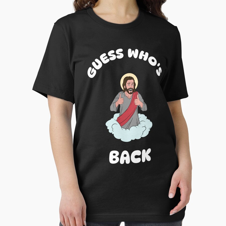 Guess who's back, funny Easter Jesus resurrection by wittyprinttop
