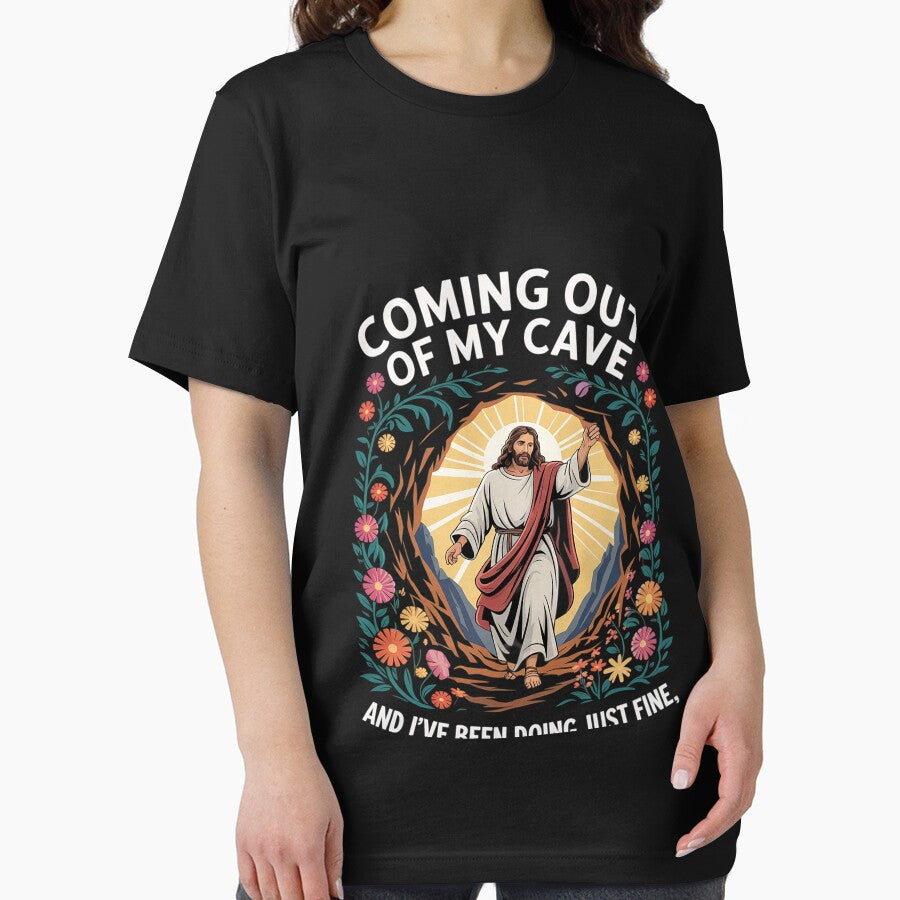 Jesus Coming Out Of My Cave And I've Been Doing Just Fine45 by MarryIsMonth