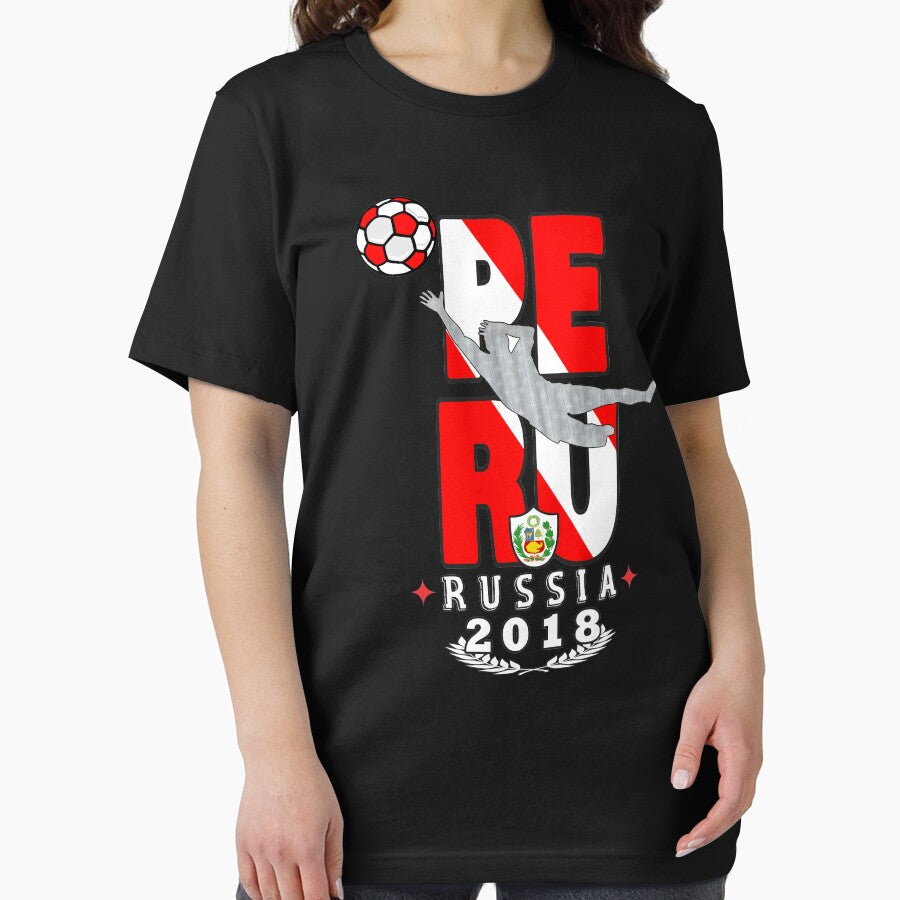 Peru world cup soccer Russia in 2018 Tshirt by Tetete