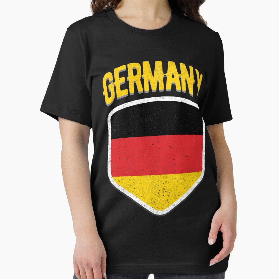 Germany National Deutschland Flag World Sport Stadium Fan T Shirt Supporter Jersey Football Cup TShirt by screenworks