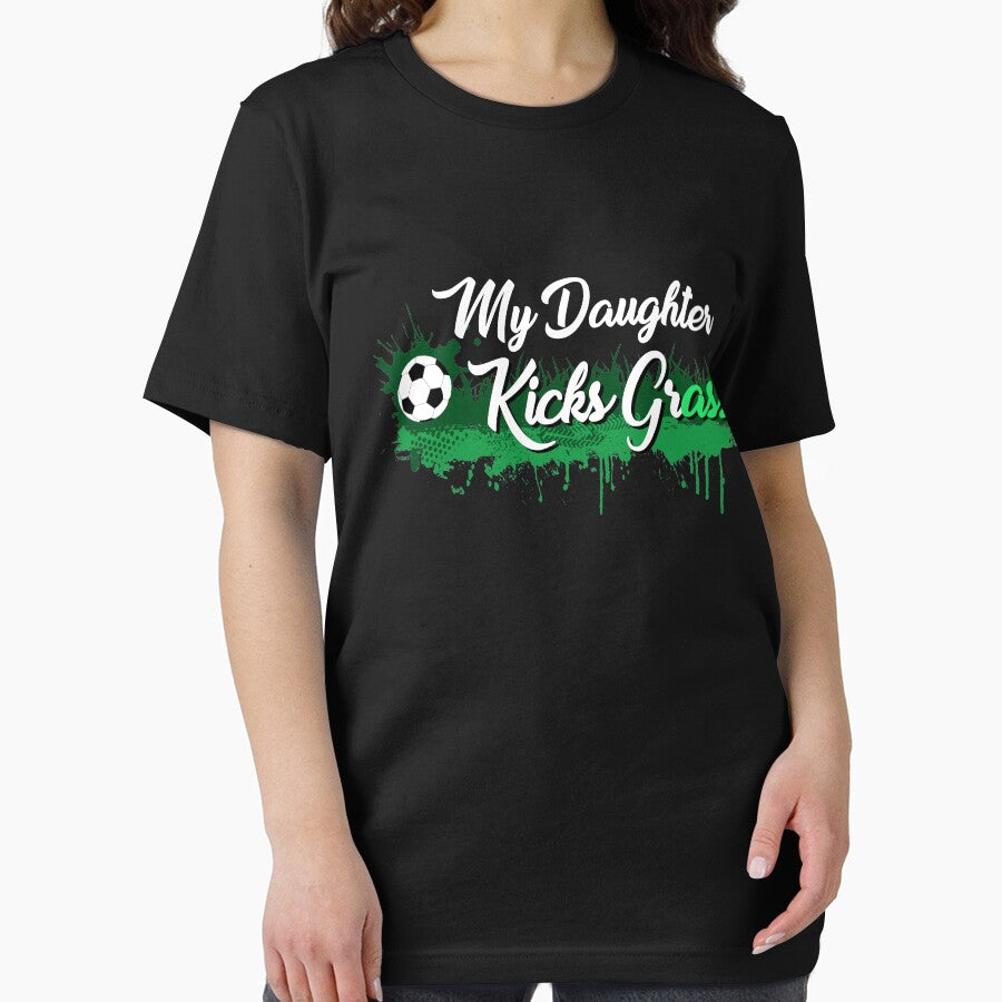 My daughter kick grass| soccer player gift | soccer coach gift | team soccer gifts | soccer gifts for him | soccer shirts | soccer gift ideas | futbol | soccer shirts for her by Kreature Look