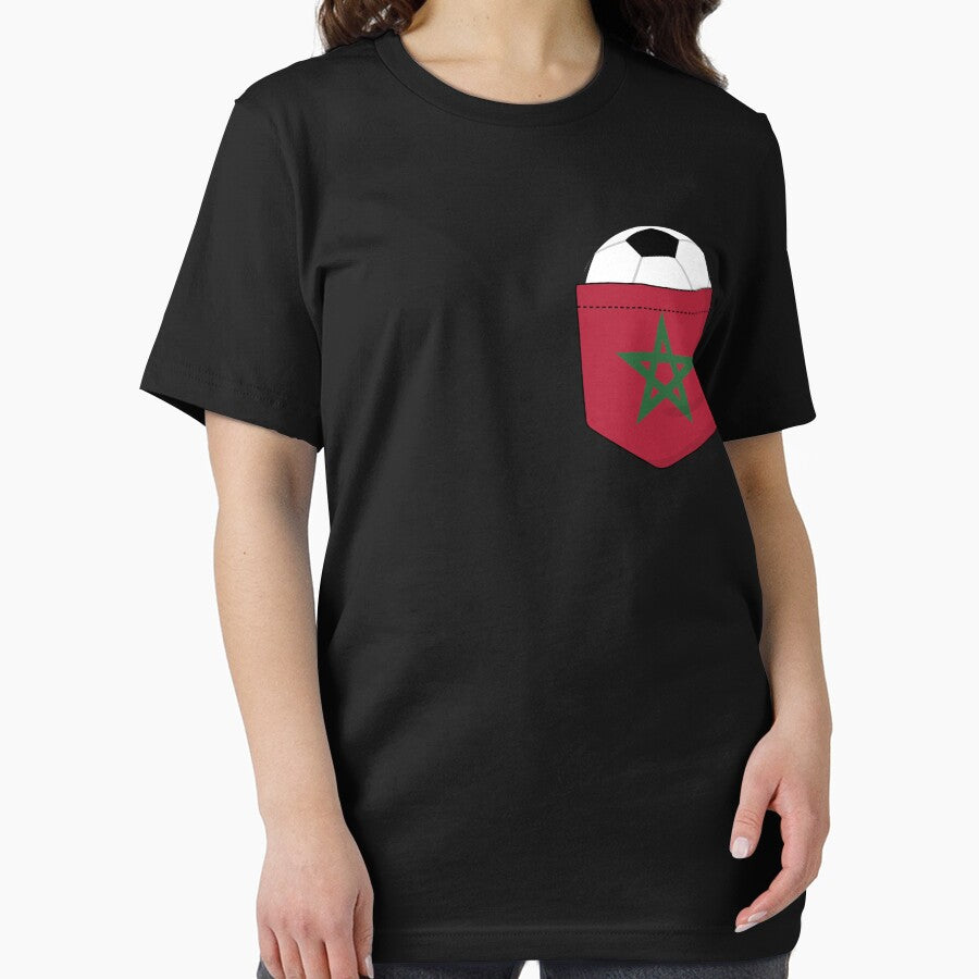 Soccer Morocco in the breast pocket by peter2art