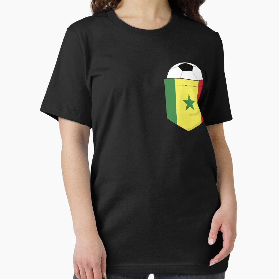 Football Senegal in the breast pocket by peter2art