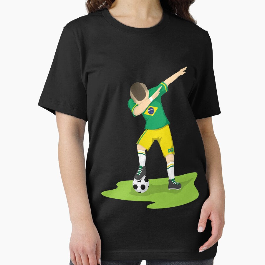 Dabbing Soccer | Brazil Flag | Brazil Jersey | soccer player gift | soccer coach gift | team soccer gifts | soccer gifts for him | soccer shirts | soccer gift ideas | futbol by Kreature Look