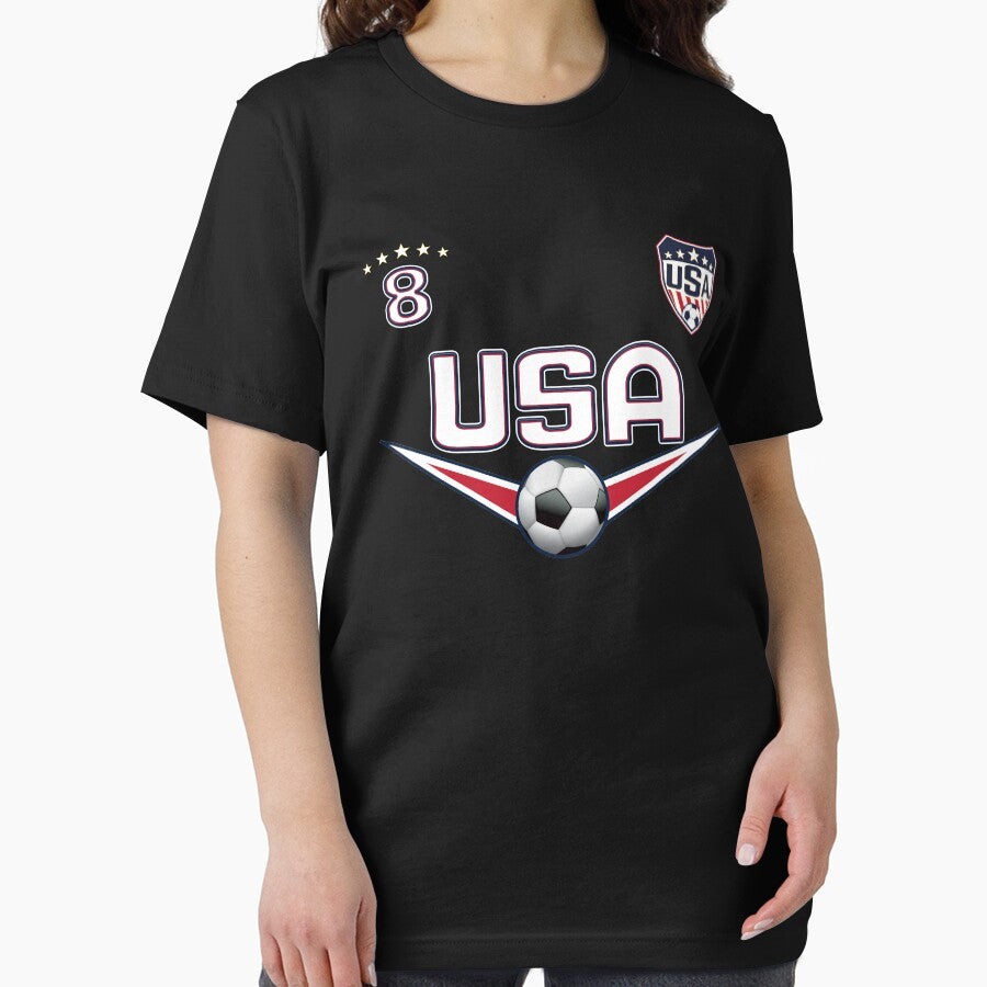Soccer T-Shirt USA Outfit Design no. 8 for men and women by fermo