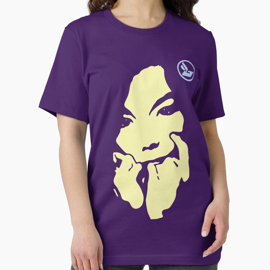 Bjork Face (Yellow / Light Blue) by hypelaboratory