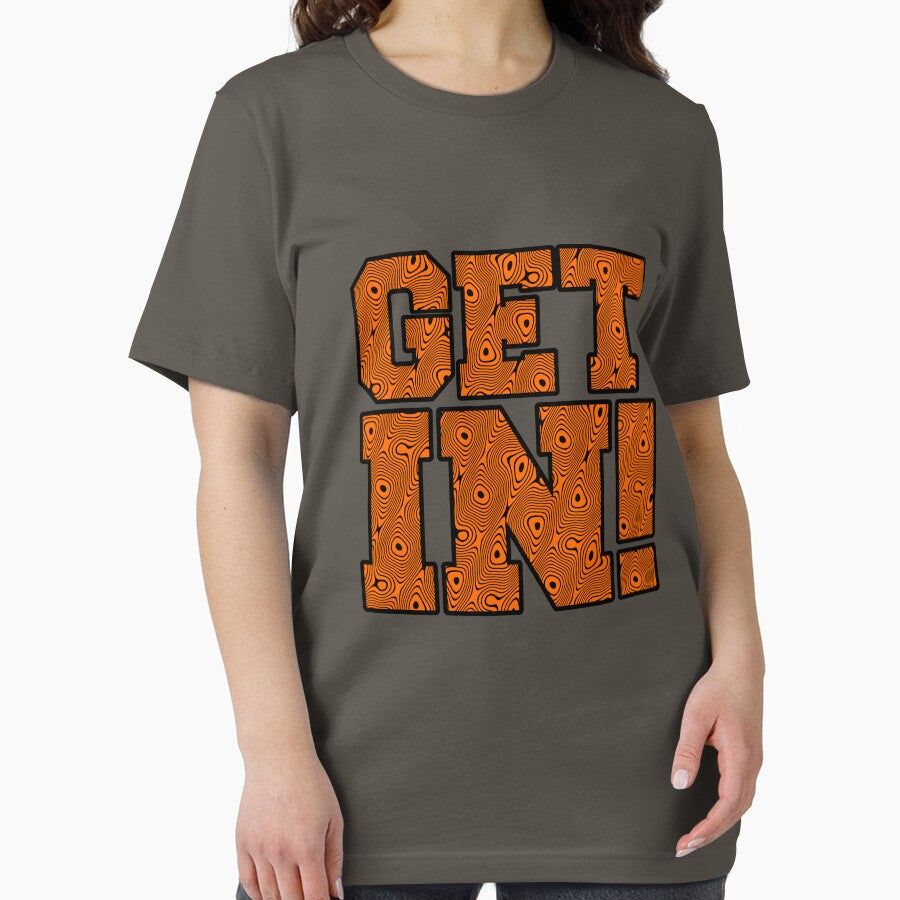 Get In! Tiger Stripe Swirl by HandDrawnTees