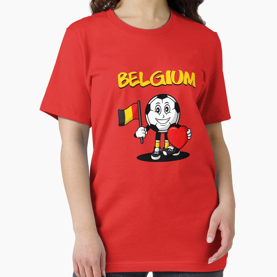 Cute Belgium Football Lover Design by Salukeart