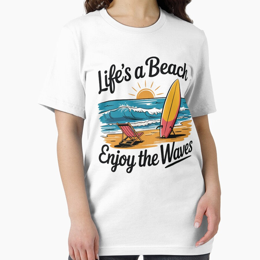 Life's a Beach, Enjoy the Wave – Fun Summer Vacation by tmerchtrends