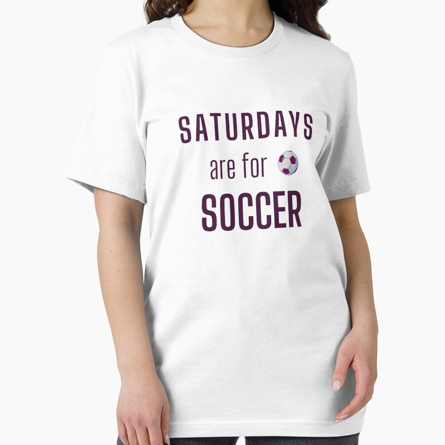 Saturdays Are For Soccer - Dark Burgundy by ryanwfraser