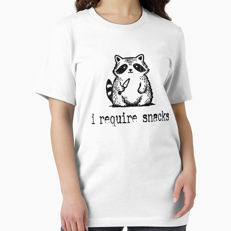 I Require Snacks Fat Raccoon by cielpoligon