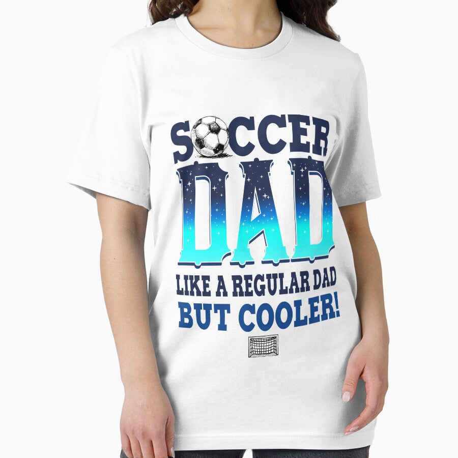 Mens Soccer Dad  Funny Soccer Player Fan Fathers Day Gift T-Shirt by TeeJerly