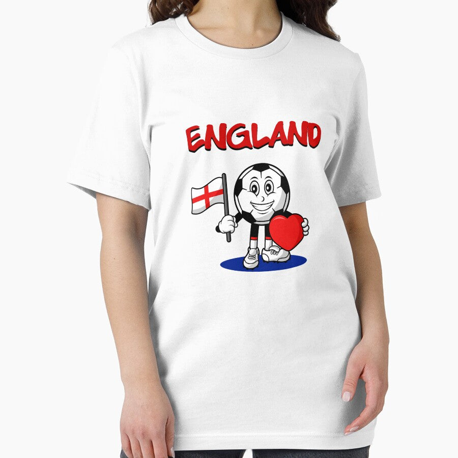 Cute England Football Lover Design by Salukeart