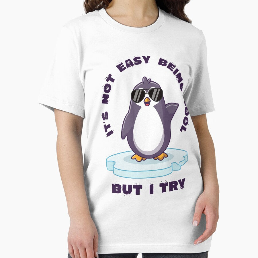 It's not easy being cool penguin (on light colors) by messy-nessie