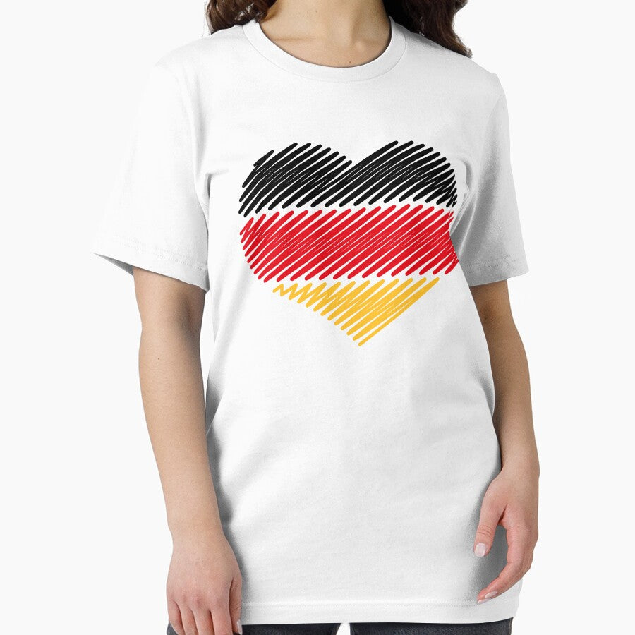 Heart - Black Red Gold (Germany / Flag / Scribble) by MrFaulbaum