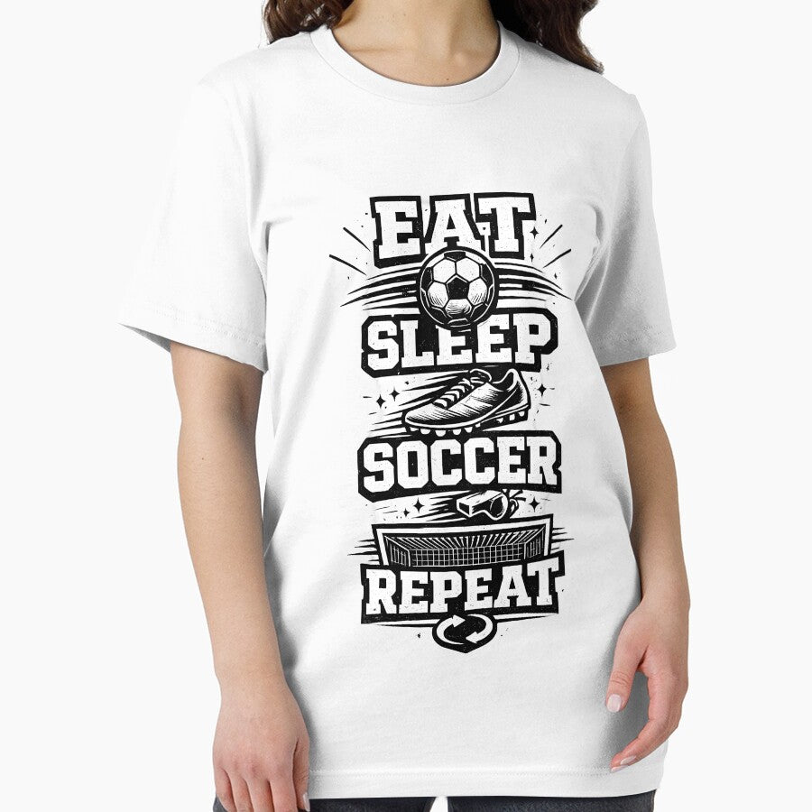 Eat Sleep Soccer Repeat Funny Soccer Player by DREAMBURN™