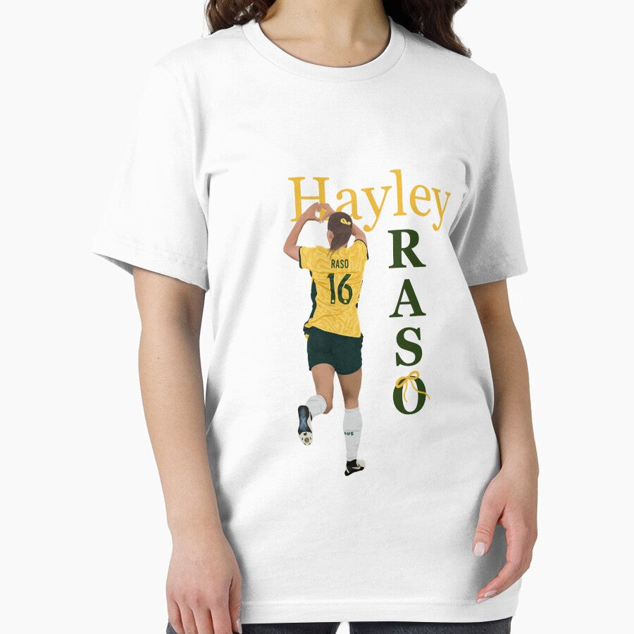 Hayley Raso Heart Celebration Matilda’s T-Shirt by PoppyseedStudios