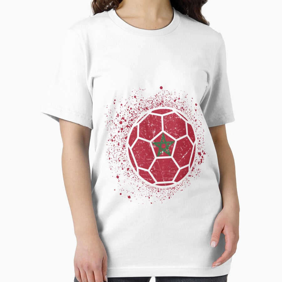 Morocco Fans Morocco Flag World Soccer Jersey Football  Classic by jessiacobakyr