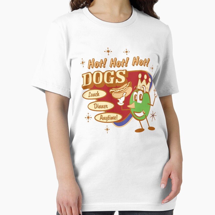 Vintage T-Shirts Hot Dog by Vintage Retro T-Shirts