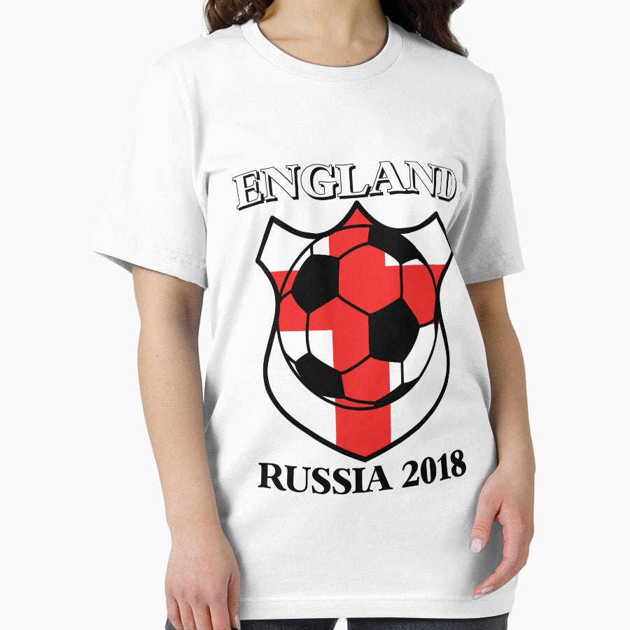 England 2018 World Cup Russia football supporters t-shirt by T-Shirt-Shop