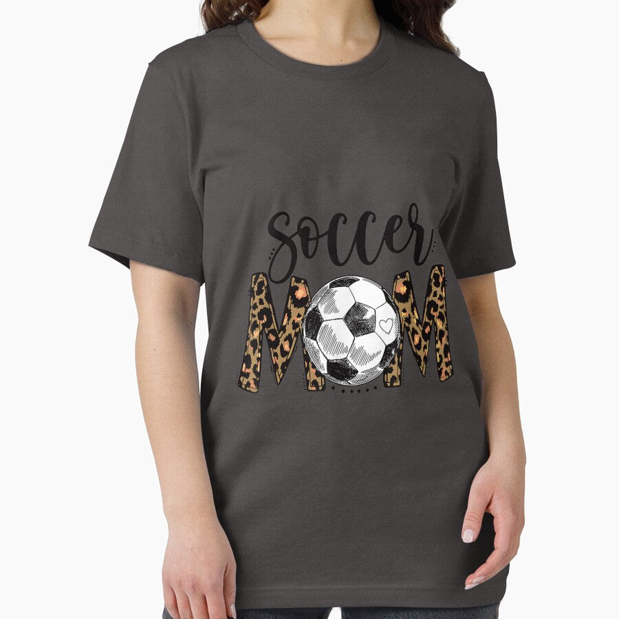 Soccer Mom Cute Mom Life Soccer Game Day Cheer Mom leopard by studiorabit