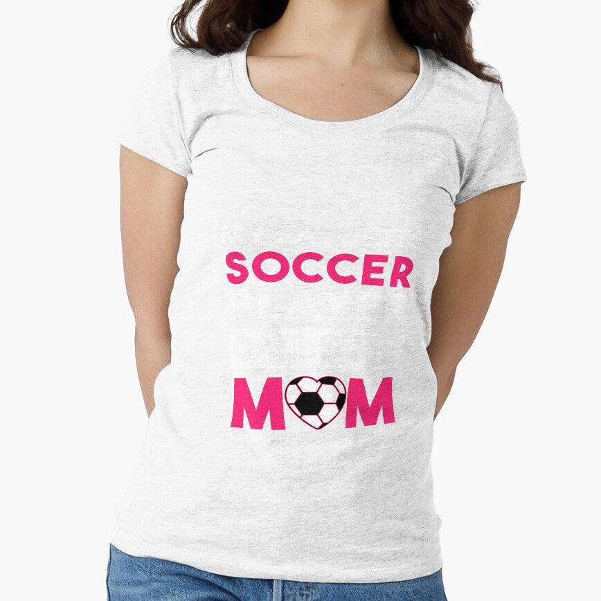 My Favorite Soccer Player Calls Me Mom by TeeDesignsStore