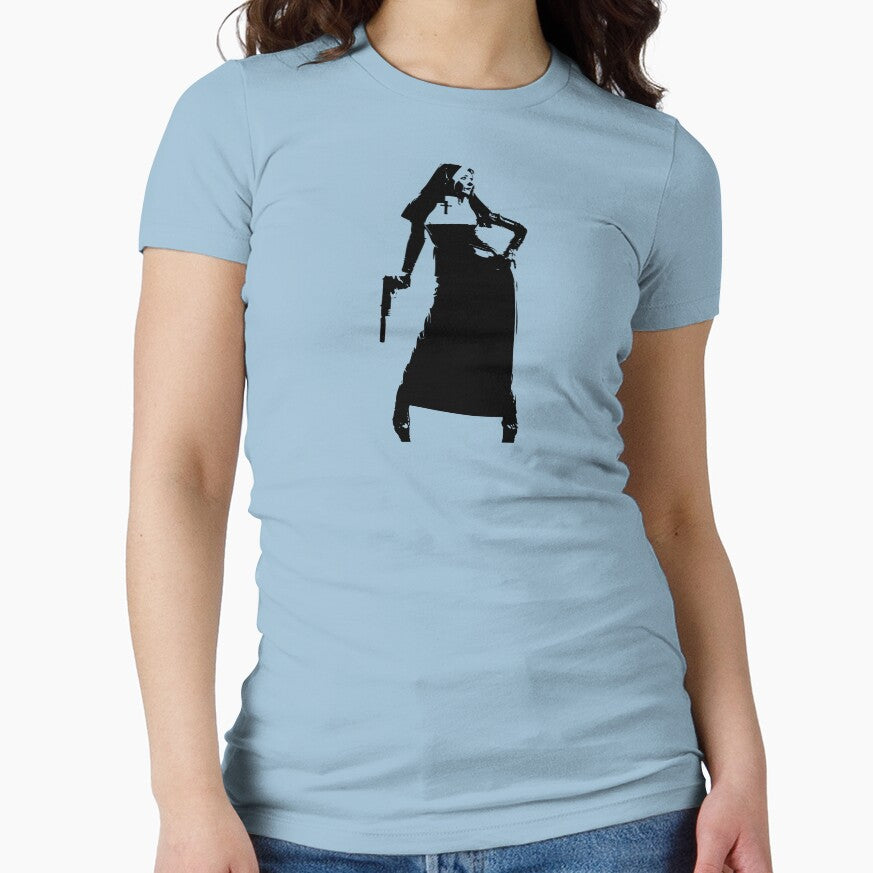 Gun totting nun! by TeeArt