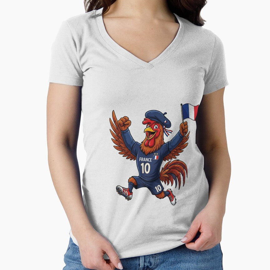 France Rooster — Football World Cup 2026 Cartoon Mascot by David Mateo ArtWorks
