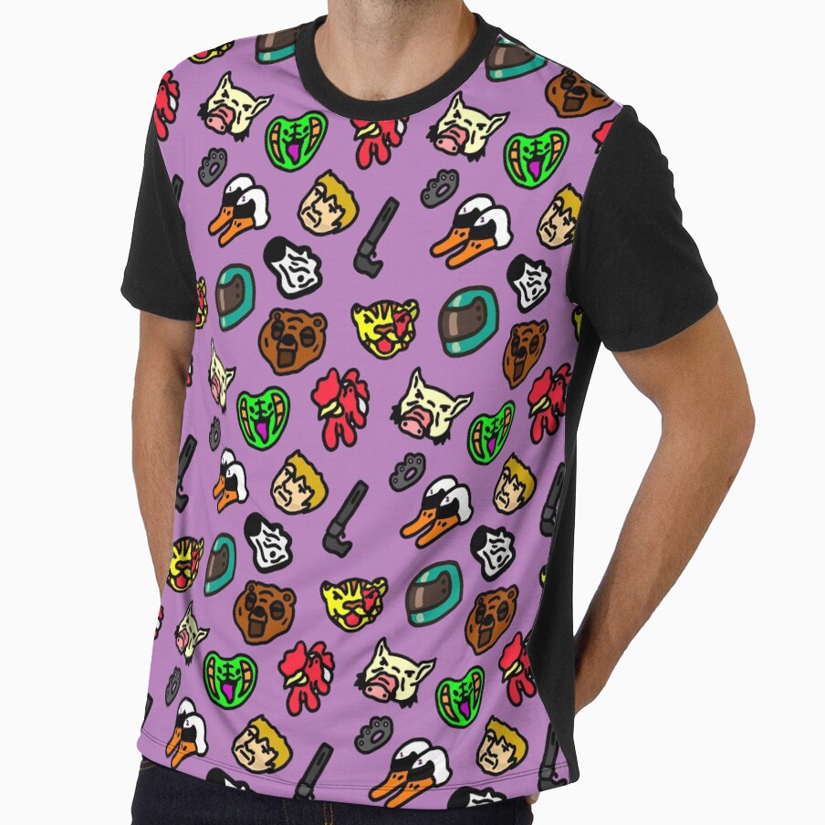 Hotline Miami Pattern by MisterBananaWoman