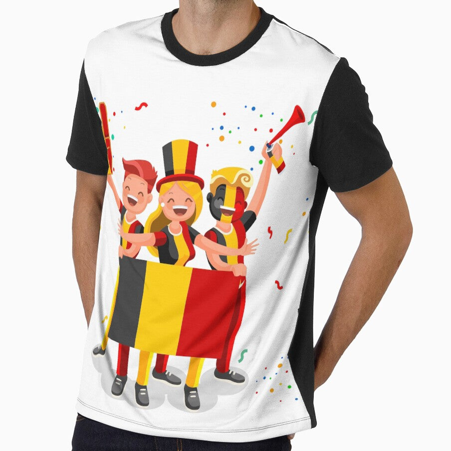 Belgium Flag Football Fans by aurielaki